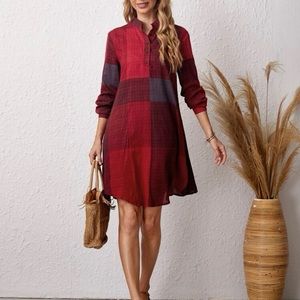 Shirt dress cotton lightweight